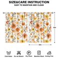 thumbnail image 2 of Everyday Floral Blackout Drapes 2 Panels 42x54 Inch, Rod Pocket Curtains for Bedroom and Natural Feel, 2 of 2