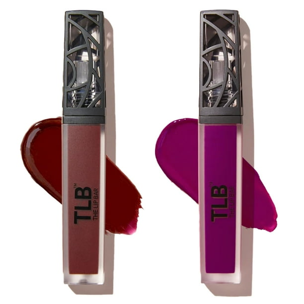 Lápiz labial The Lip Bar Nonstop Liquid Mate, paquete de 2 unidades Rebel + Prima Donna