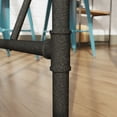 thumbnail image 6 of Sauder Iron City Industrial Counter-Height Dining Table, Checked Oak Finish, 6 of 11
