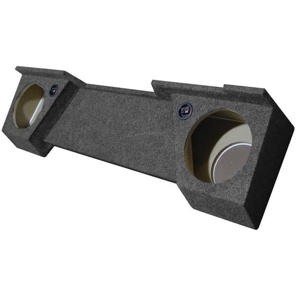 10 in. Dual GMC XCab 07-13 High Transmission Empty Woofer Box