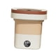 thumbnail image 5 of Mini lavadora plegable compacta pequeña lavadora 8L 3 modelos alta potencia pequeña Beige, 5 of 9