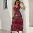 thumbnail image 5 of Mola De Panama Deer Sleeveless Dress Summer Women Clothes Dress for Pregnant Women Dresses, 5 of 9
