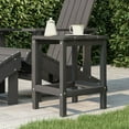 thumbnail image 1 of vidaXL Garden Adirondack Table Anthracite 38x38x46 cm HDPE, 1 of 4
