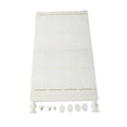 thumbnail image 2 of Adjustable Storage Rack Space Saving Compartment Collecting Shelf Organizer White for Wardrobe Cupboard, 2 of 7