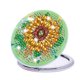thumbnail image 1 of Espejo Diamante Cristal Conjunto Manualidades Artísticas Girasol Doble Cara Forma Especial, 1 of 9