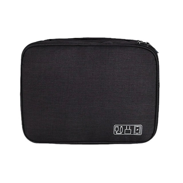 WOAHU Home Textile Storage,Storage Case,Electronic Organizer Cable Organizer Compact Travel Organizer Bag Electronics Accessories Cases Storage Bag for Cable Usb Sd Card Power Bank Earphone