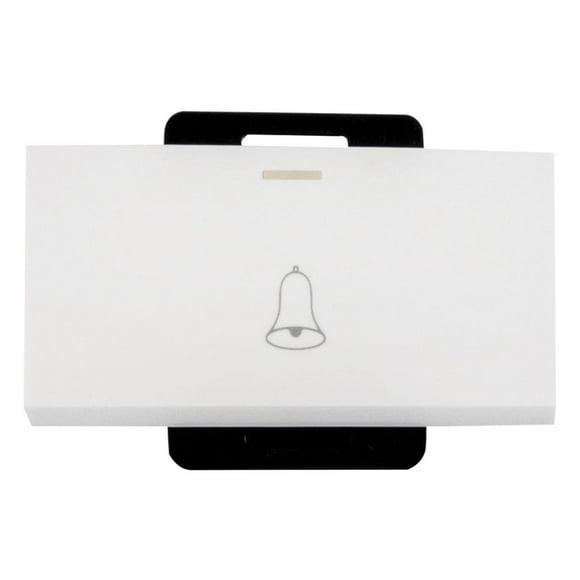 Interruptor Timbre Stalo Kristalo Blanco 1"