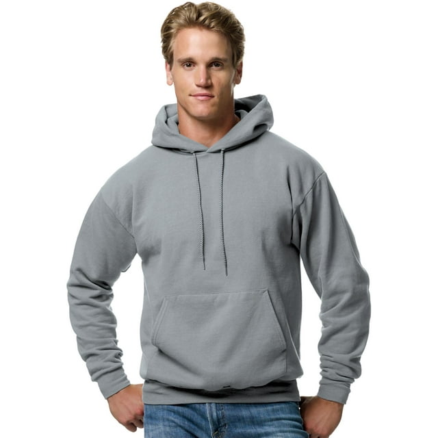 Hanes Chandail à Capuchon pour Hommes ComfortBlend EcoSmart, 4TG, Acier Pâle
