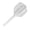 Clear, variant on YIFAEUX Integrated Dart Shaft And Flight Professional Drop Resistant 2BA Threaded Transparent Standard Dart Tail Dart Replacement Accessories