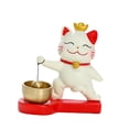 thumbnail image 4 of Lucky Cat Door Bell Ornament Decoración de la pared divertida Casa de decoración de la pared para el restaurante de granero Negra de Estilo B, 4 of 8