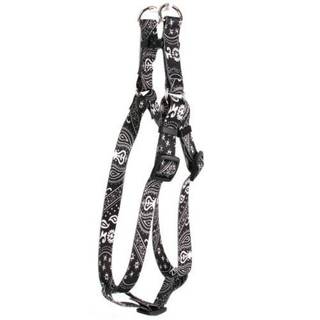 Yellow Dog Design Si Bkb100xs Black Bandana Step In Harness