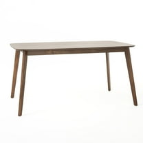 GDF Studio Anne Mid Century Modern Wood Dining Table, Walnut