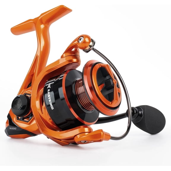 KastKing Spinning Fishing Reel, 17.6LBs Max Drag, 5.2:1, Ultra-Smooth Freshwater CNC Aluminum Spool-Lethal Blaze 5000