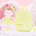 thumbnail image 5 of Gloveleya, regalos de regreso a la escuela para niñas, mochila para niños, mochilas para niñas pequeñas con felpa suave, muñeca de primavera para niñas, juguetes amarillos de 9 pulgadas, 5 of 5