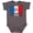 Charcoal Grey, variant on Inktastic French Soccer Boys or Girls Baby Bodysuit