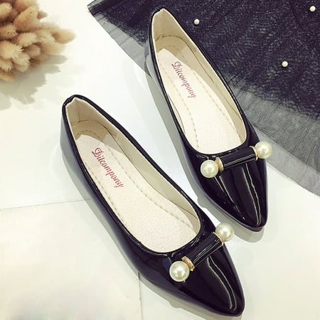 Fashion Casual Shoes Pregnant Women Shoes Pearl Breathable Flat Shoes (Best Shoes For Pregnancy Swelling)