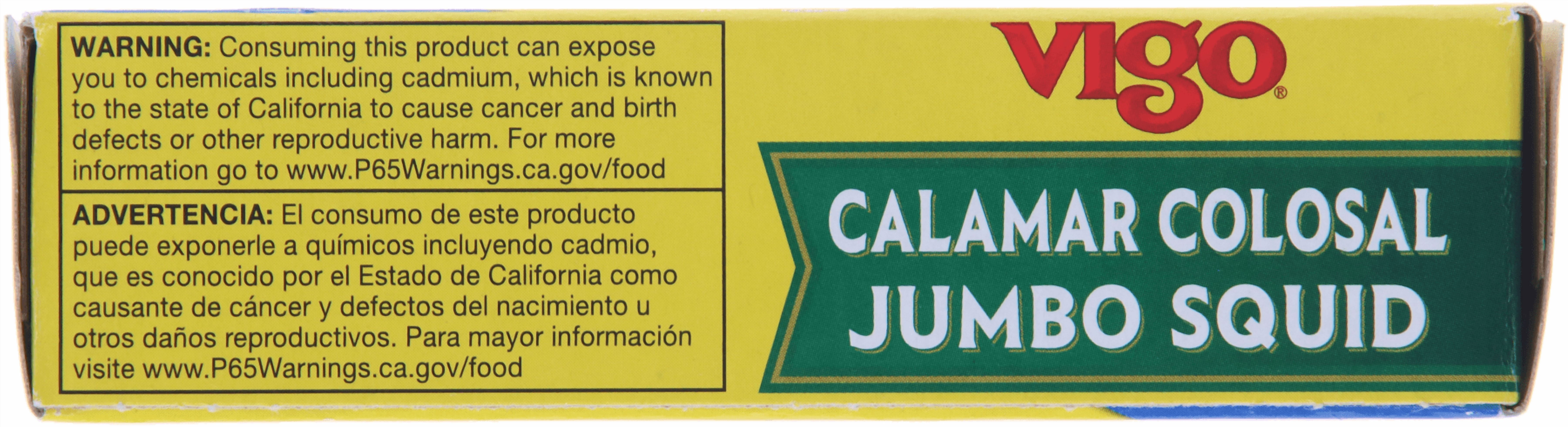 (2 pack) Vigo Jumbo Squid in Oil, 4oz can