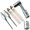 6pcs, variant on Lubrication Maintenance Accessory Set with Metal Grease Connectors and Nozzle Parts for Vehicle Farm and Industrial Service