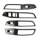 thumbnail image 3 of Pegatinas para interruptores de ventanas BuyWeek 4 piezas/juego Color fibra de carbono, 3 of 9