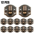 thumbnail image 1 of 5/12Set Jewelry Box Hasp Clasp Suitcase Wood Chest Cabinet Decorative Lock Latch Red Copper 12Pcs, 1 of 4