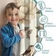 thumbnail image 3 of Blackout Kids Curtains,Pioneer Flower and Bird Childrens Insulated Curtains Set Of 2,Bedroom Essentials,Toddler Room Decor 42x84in(106x213cm), 3 of 4