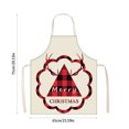 thumbnail image 3 of Last Chance Christmas Red Checkered Apron Spill Protected And Long Lasting Kitchen Coverall 2025 New, 3 of 6