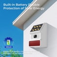 thumbnail image 4 of Alarma solar con sensor de movimiento exterior Hapippofa con sonido y luz, 4 of 8