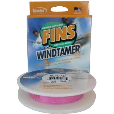 Fins Spectra Fishing Line Windtamer Pink