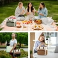thumbnail image 6 of LOVEVOOK Insulated Lunch Bag Women,Wide Opening Adult Lunch Box Women,Large Leakproof Cooler Bag for Work Picnic Beach Family College,Lunch Teacher Tote Bag with Adjustable Shoulder Strap Cup Holder, 6 of 6
