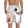 thumbnail image 3 of Family Guy Men's Beach Shorts Swim Trunks Casual Quick Dry Board Shorts Swimwear with Mesh Lined and Pockets, 3 of 8