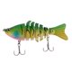 thumbnail image 4 of Pesca en varias secciones Señuelo duro de pececillos multisección verde y amarillo, 4 of 7