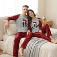 thumbnail image 3 of iHapHap Christmas Family Pajamas Sleepwear Set, Mr Mrs print Women 5XL, 3 of 6