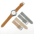thumbnail image 6 of Watch Band Non-slip Quick Release Faux Leather 18/20/22/24mm Wrist Strap Replacement for Business, 6 of 8