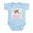 Sky Blue, variant on CafePress - Auntie's Little Co Pilot (Gir Infant Bodysuit - Baby Light Bodysuit, Size Newborn - 24 Months