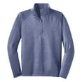 thumbnail image 5 of Yellow Rooster Men's Sport Wick Stretch 1/2 Zip Pullover True Navy Heather L, 5 of 7