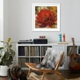 thumbnail image 4 of Art.com Fiery Dahlias II Crop Art Print by Silvia Vassileva, White Frame Wall Art, 38" x 38", 4 of 5