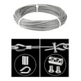 thumbnail image 5 of For Durable 2Mm Stainless Steel Wire Rope Kit For Various Outdoor Projects, 5 of 8