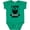 Kelly Green, variant on Inktastic I Love My Bearded Daddy with Beard Silhouette Boys or Girls Baby Bodysuit