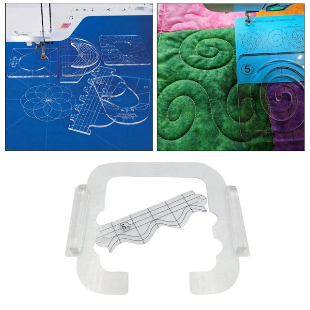 Plantillas de acolchado de corte acrílico para DIY Patchwork Kintting - L L perfecl Regla para acolchar patchwork