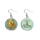 thumbnail image 1 of Graffiti Street amarillo patrón oso enojado Colgante decorativo temporada pendientes de primavera joyas Unbranded M, 1 of 3