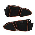 thumbnail image 2 of Organisateur de Porte d'Entrée, Grand Espace Sac de Rangement pour Porte Latérale Double Fermeture Éclair pour RZR UTV Remplacement pour RZR XP S 1000 S900 Noir + Rouge, Noir + Orange, Camouflage, 2 of 8