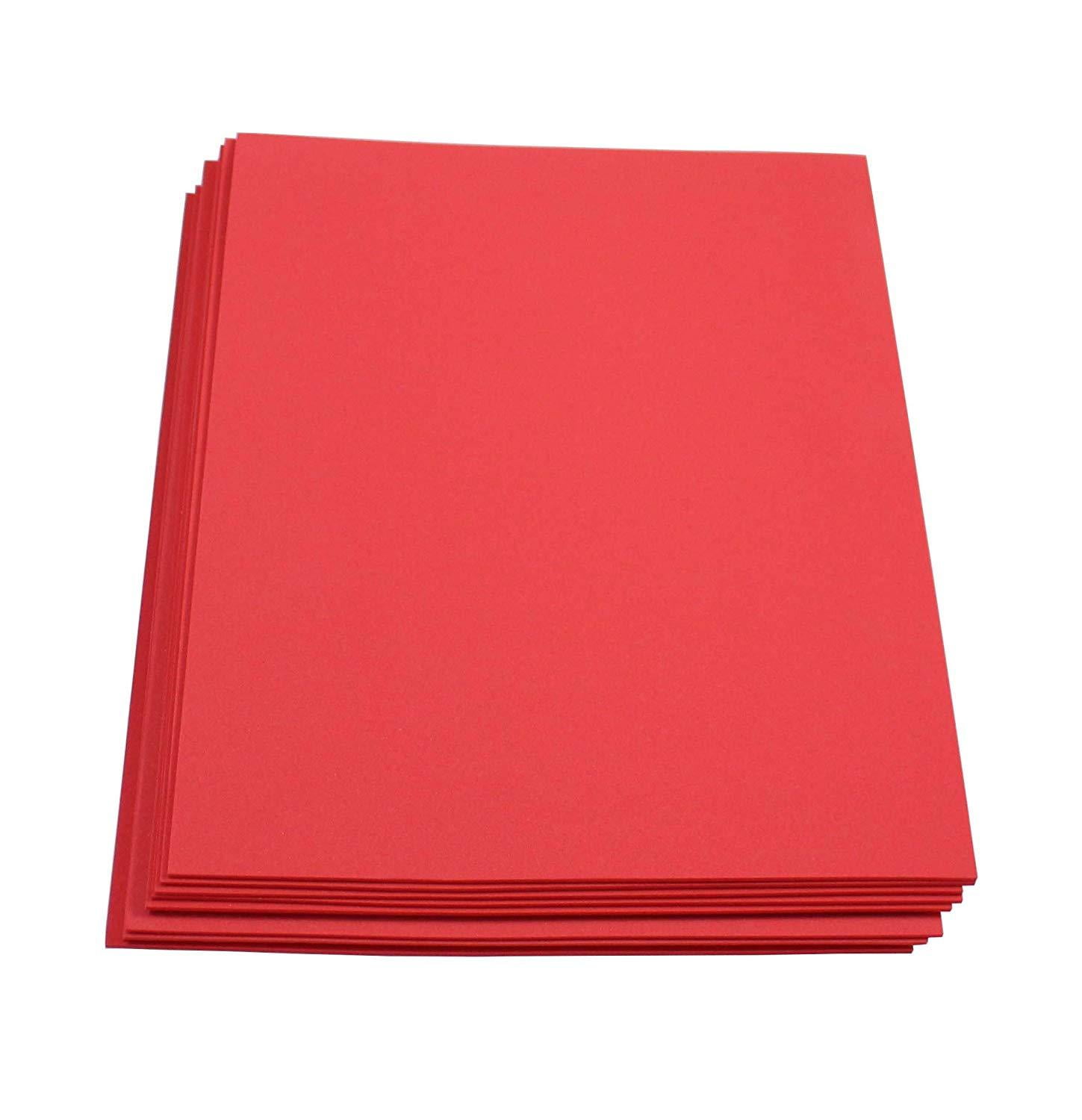 Craft Foam Sheets 9"x12" ‚Äì Pack of 10 in Red Thick EVA Art & Hobby