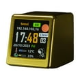 thumbnail image 1 of Becaristey Smart Weather Clock Desktop Station For Weather Updates Wifi Temperature golden, 1 of 6