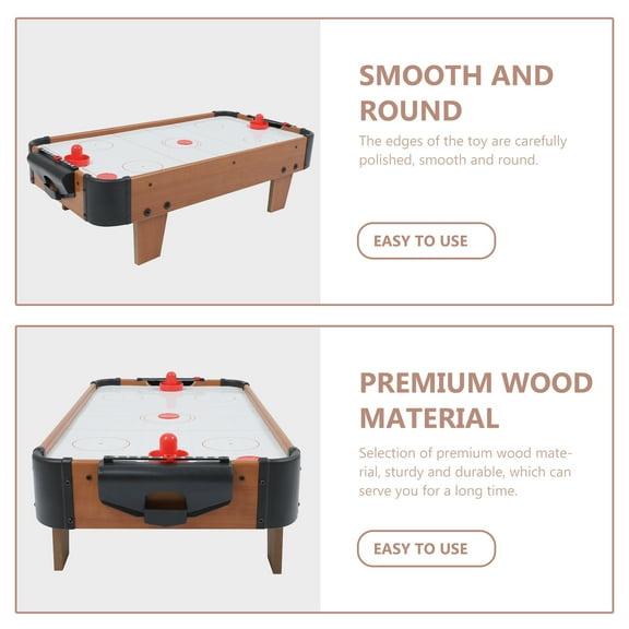 ULTNICE 1Pc Table Ice Hockey Game Compact White for Logical Thinking