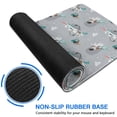 thumbnail image 6 of Long Mouse Pads for Desk,Gray Cartoon Unicorn Pattern Desk Mats on Top Of Desks, Desk Mouse Pad Extra Large with 3mm Non-Slip Base and Stitched Edge for Gaming,Office,Work,Home 31.5"x11.8", 6 of 6