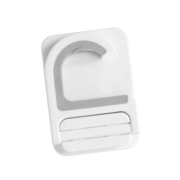 Soporte para trapeador de escoba montado en la pared Colgador de trapeador multiuso firme Práctico Gadget Escoba fijo para dormitorio Sala de