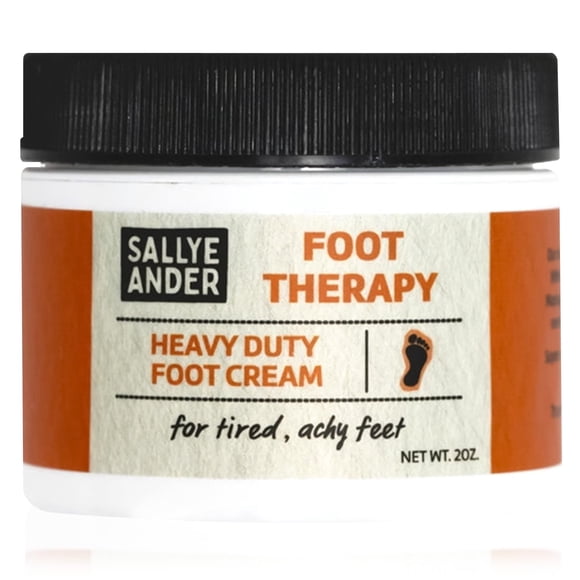 Crema terapéutica para pies SALLYEANDER Heavy Duty, 60 ml, con aceite de árbol de té