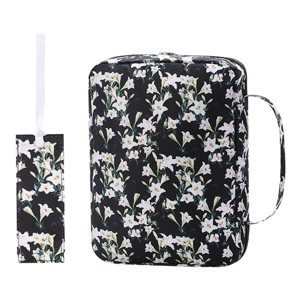Estuche para Biblia con diseño de flores, multifunción, para niñas, ideal para . Estilo D