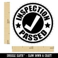 thumbnail image 2 of Inspection Passed Self-Inking Rubber Stamp Ink Stamper - Blue Ink - Large 1-1/2 Inch, 2 of 7