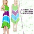thumbnail image 4 of HAPPY BAY Women's Summer Relaxed Maternity House Wear Dresses L-XL Forest, Tie Dye, 4 of 4